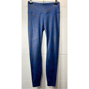CRZ YOGA Womens Shine Butterluxe High Waisted Blue Legging Medium Mermaid Fairy